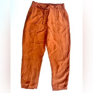 Tintoretto Women's Casual Orange Tangerine Pants, Curpo Viscose 40, US 6